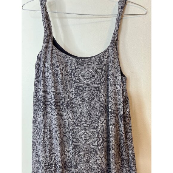 Soma Wknd Maxi Lounge Summer Dress M Paisley Boho Super Soft Rayon Blend Beachy - Picture 6 of 9